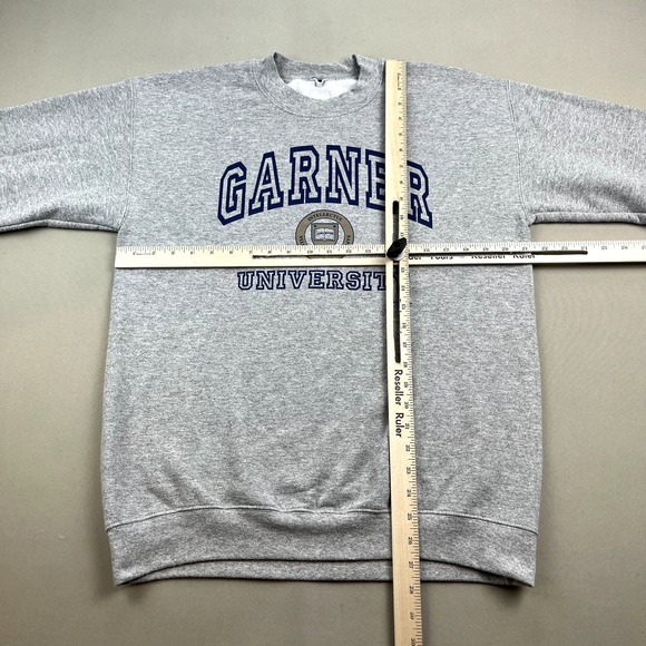 Vintage Garner University Sweatshirt Adult Large Gray College GU Alumni y2k Mens - Picture 8 of 11